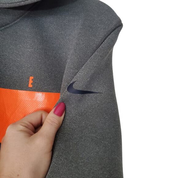 NWT Nike | Denver Broncos Therma Hoodie On Field Apparel Cold Weather NFL - Picture 4 of 14
